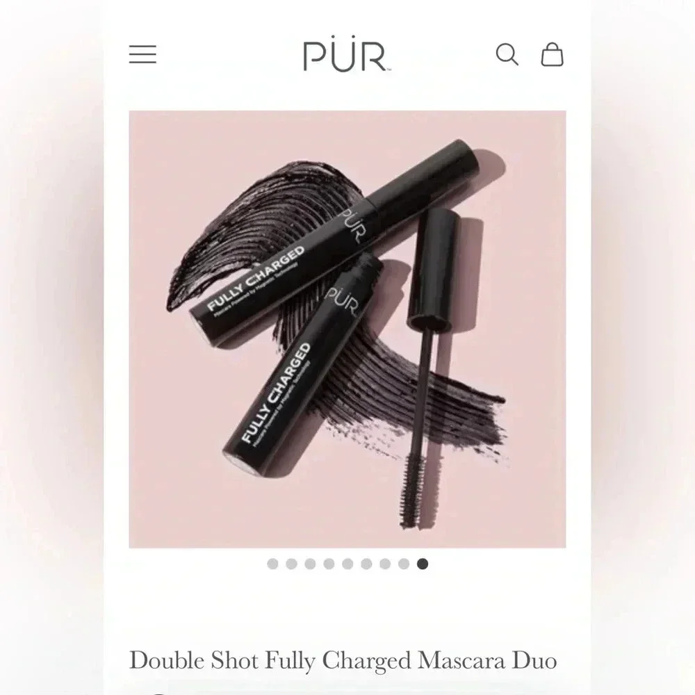 PUR brand double shot‎ mascara NWT